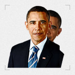 Barack Obama - Retusche - Foto von Pete Souza